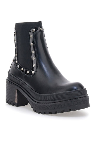Bettyflowers 02 schwarze Chelsea-Stiefel