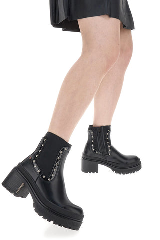 Stivaletti chelsea boots neri Bettyflowers 02