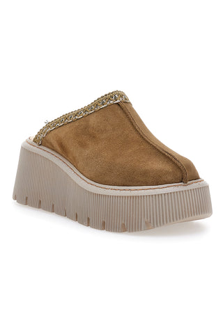 Zoccoli Sabot Invernali Marrone con Platform PITTARELLO 5796