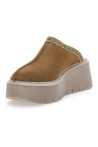 Zoccoli Sabot Invernali Marrone con Platform PITTARELLO 5796