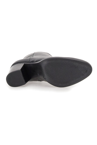 Stivaletto Nero In Vera Pelle con Tacco a Blocco PITTARELLO GLAM 4566400
