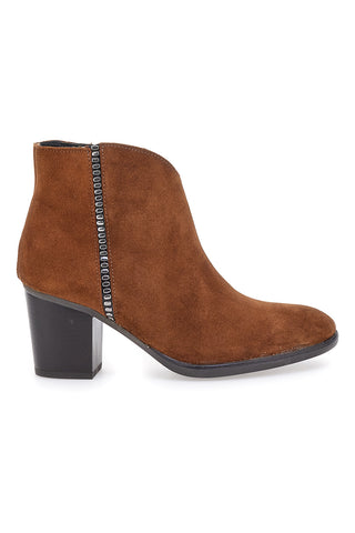 Braune Stiefeletten aus echtem Leder PITTARELLO GLAM 4564012