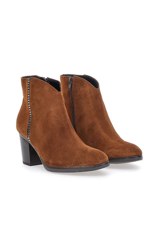 Stivaletto marrone in vera pelle PITTARELLO GLAM 4564012