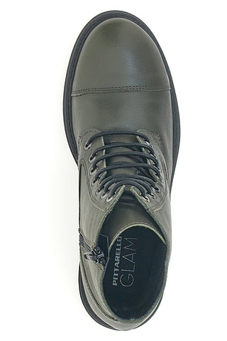 Grüne Stiefeletten aus echtem Leder PITTARELLO GLAM 4533301