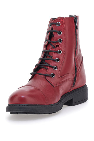 Rote Kampfstiefel aus echtem Leder PITTARELLO GLAM 4533301