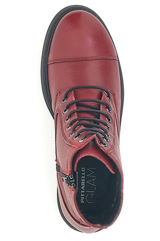 Rote Kampfstiefel aus echtem Leder PITTARELLO GLAM 4533301