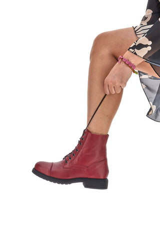 Rote Kampfstiefel aus echtem Leder PITTARELLO GLAM 4533301