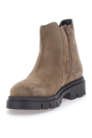 Schwarze Stiefeletten aus echtem Leder mit seitlichem Gummizug PITTARELLO GLAM 2546019