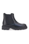 Schwarze Stiefeletten aus echtem Leder mit seitlichem Gummizug PITTARELLO GLAM 2546019