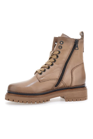 Anfibi Beige In Vera Pelle Pittarello Must Have T60209