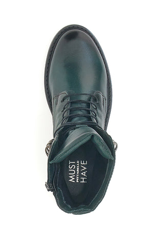 Anfibi Verdi In Vera Pelle Pittarello Must Have T81208