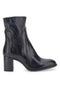 Schwarze Stiefeletten mit 8 cm Absatz aus echtem Leder Pittarello Must Have P26206