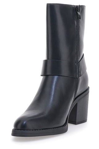 Schwarze Stiefeletten mit seitlichem Reißverschluss Pittarello Capsule 24186 026