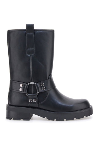 Schwarze Stiefeletten mit dekorativen Nieten PITTARELLO CAPSULE 24245