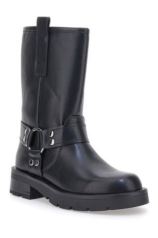 Stivaletti neri con borchie decorative PITTARELLO CAPSULE 24245