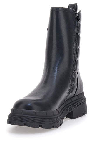 Stivaletti neri con ricamo decorativo PITTARELLO CAPSULE 24222005