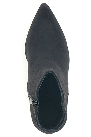 Spitze schwarze Stiefeletten mit mittelhohem Absatz THE FIRST 485
