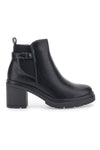 Schwarze Stiefeletten mit Absatz THE FIRST 481