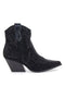 Schwarze texanische Stiefeletten mit Verzierungen THE FIRST 506