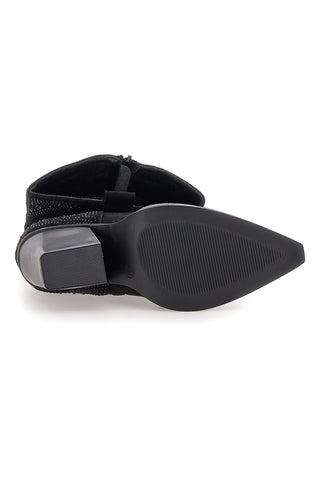 Stivali Camperos Neri con brillanti THE FIRST 505