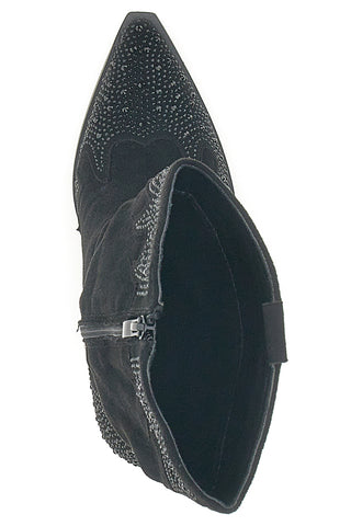 Stivali Camperos Neri con brillanti THE FIRST 505