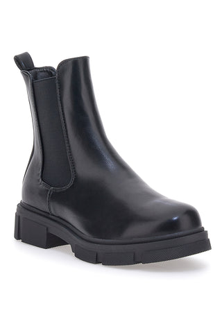 Schwarze Chelsea-Stiefeletten THE FIRST 490