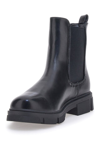 Schwarze Chelsea-Stiefeletten THE FIRST 490