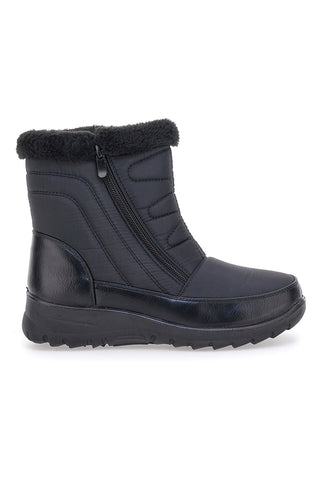 Après-Ski-Stiefel mit Reißverschluss Schwarz MIO TEMPO 515