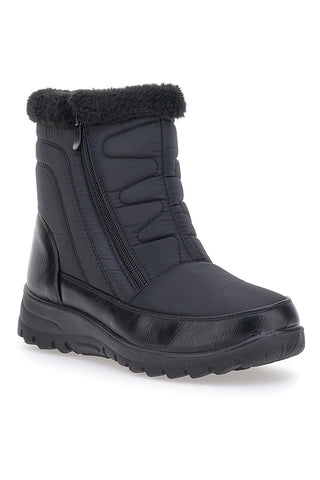 Après-Ski-Stiefel mit Reißverschluss Schwarz MIO TEMPO 515