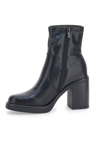Schwarze Stiefeletten mit quadratischer Spitze PITTARELLO CAPSULE 2196 001