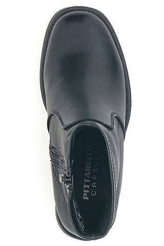 Schwarze Stiefeletten mit quadratischer Spitze PITTARELLO CAPSULE 2196 001