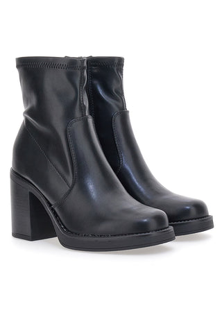 Schwarze Stiefeletten mit quadratischer Spitze PITTARELLO CAPSULE 2196 001