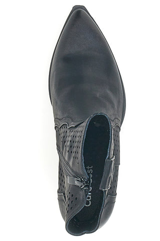 Stivaletti Texani Neri con Fori CAFÈ COST H3W205832