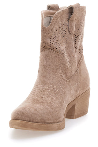 Taxani Beige Stiefeletten mit glattem Obermaterial CAFÈ COST RQ2204A