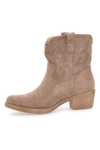 Taxani Beige Stiefeletten mit glattem Obermaterial CAFÈ COST RQ2204A
