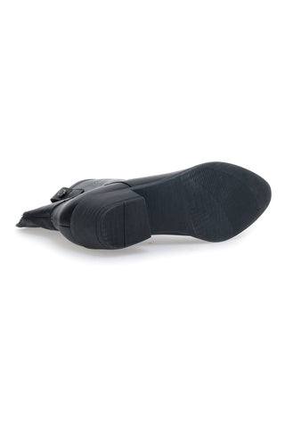 Schwarze Taxani-Stiefeletten mit glattem Obermaterial CAFÈ COST RQ2204A