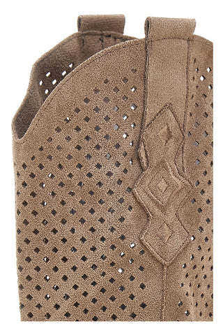 Stivaletti Khaki Con Cerniera First Lady P549