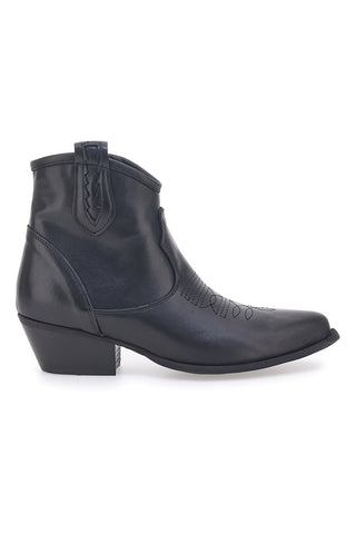 Stivaletti Texani Neri Bassi Made in Italy PITTARELLO LOVE TEX925