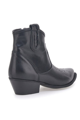 Stivaletti Texani Neri Bassi Made in Italy PITTARELLO LOVE TEX925