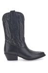 Stivaletti Texani Neri Con Tomaia Ricamata Made in Italy PITTARELLO LOVE TEX4090