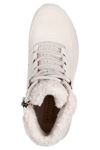 Skechers ON-THE-GO STELLAR ALPINE ADVENTURE Wasserdichte beige Stiefel mit Pelzfutter