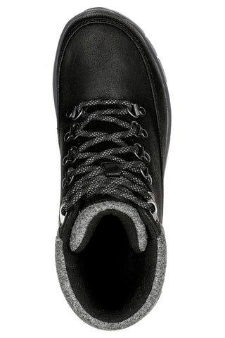 Scarponcini neri imbottiti idrorepellenti Skechers Synergy Cool Seeker