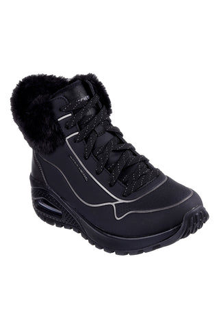 Sneakers nere con pelliccia e dettagli shimmer Skechers UNO RUGGED FALL SHIMMER