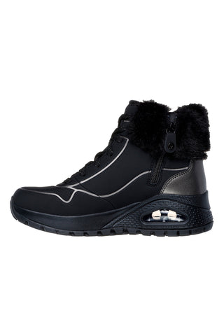 Sneakers nere con pelliccia e dettagli shimmer Skechers UNO RUGGED FALL SHIMMER