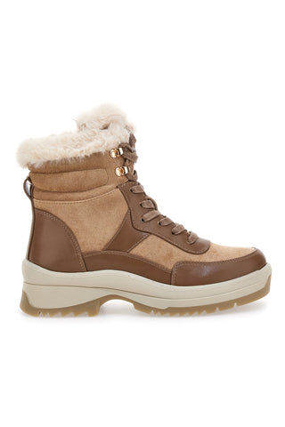 Beige Stiefeletten mit warmer Innenausstattung Altemberg 15222K17