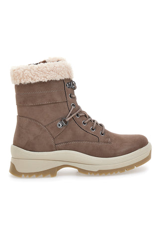 Altemberg SN2410262 Taupe Stiefeletten mit warmer Innenausstattung