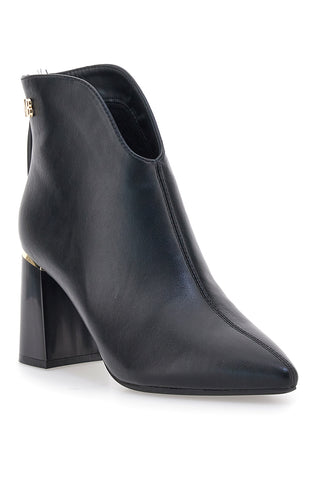 Schwarze Stiefeletten mit hohem Absatz und MB Mariella Burani Logo 51690C1057