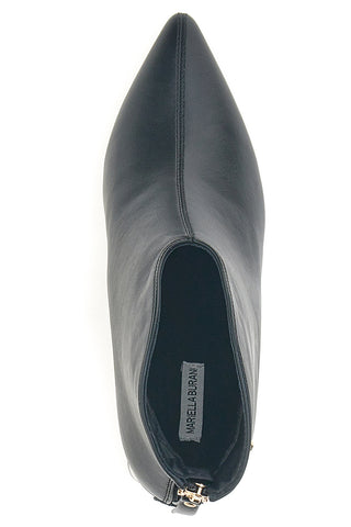 Schwarze Stiefeletten mit hohem Absatz und MB Mariella Burani Logo 51690C1057