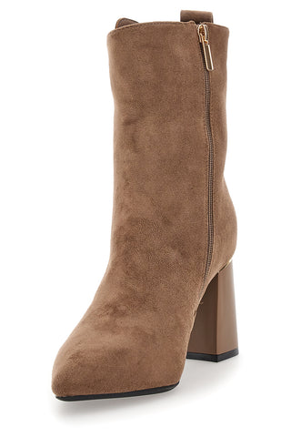 Burani 51691C1062 Stiefeletten mit Blockabsatz, Braun