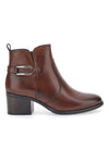 Pittarello – Klasse 1976 – Braune Stiefeletten aus echtem Leder mit Doppelschnalle